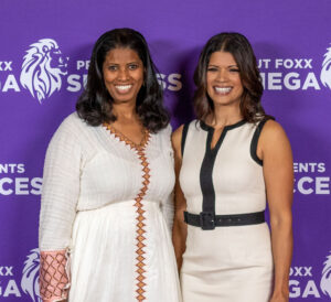 Almaz Andezion with Andrea Navedo