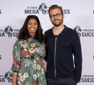 Almaz Andezion with Gabriel Macht