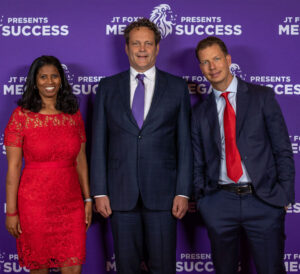 Almaz Andezion with Vince Vaughn